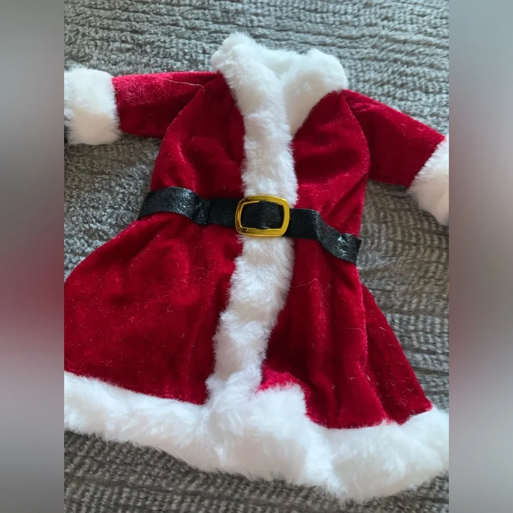 3/$10 NEW Mr. & Mrs. Claus wine bottle gift set Christmas Santa Covers SET - Picture 8 of 9